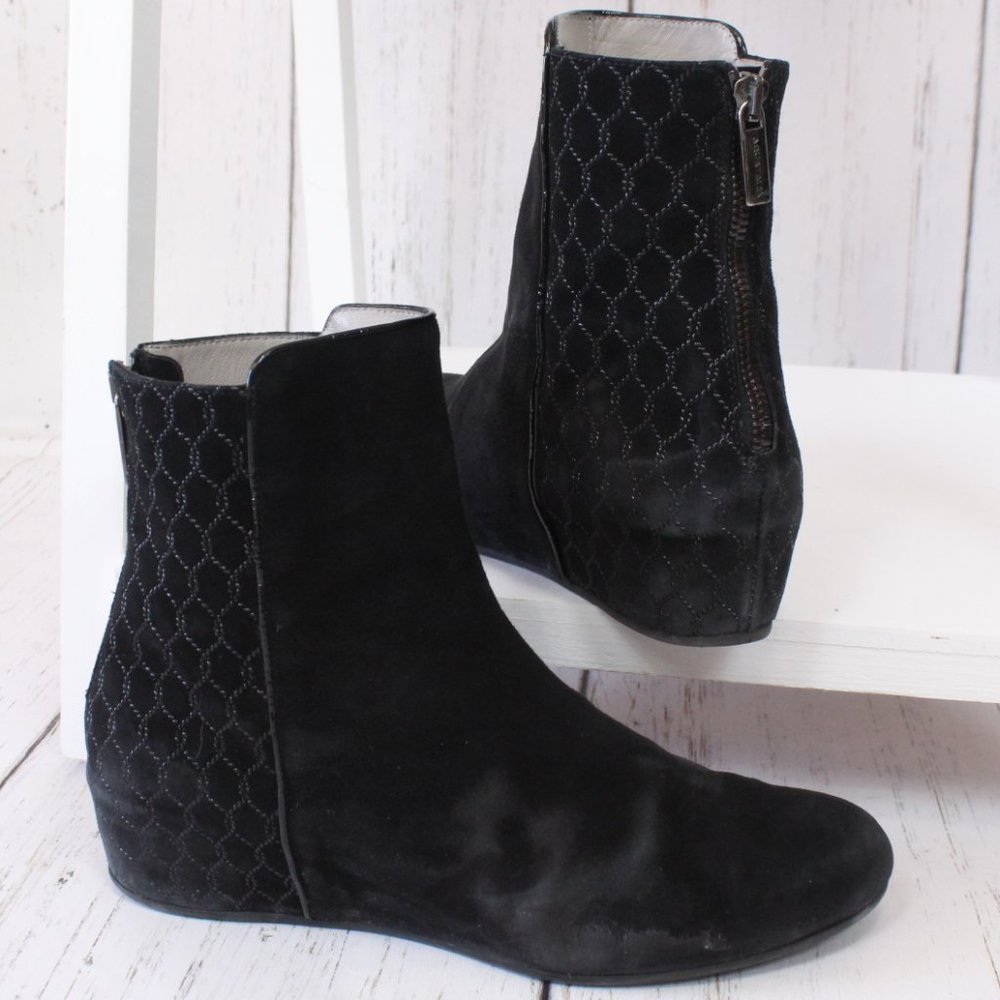Aquatalia Black Suede Booties - Picture 1 of 11